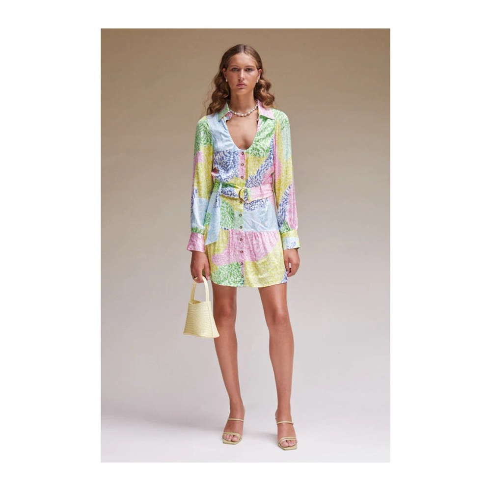SUBOO Splice Keyhole Dress NWT